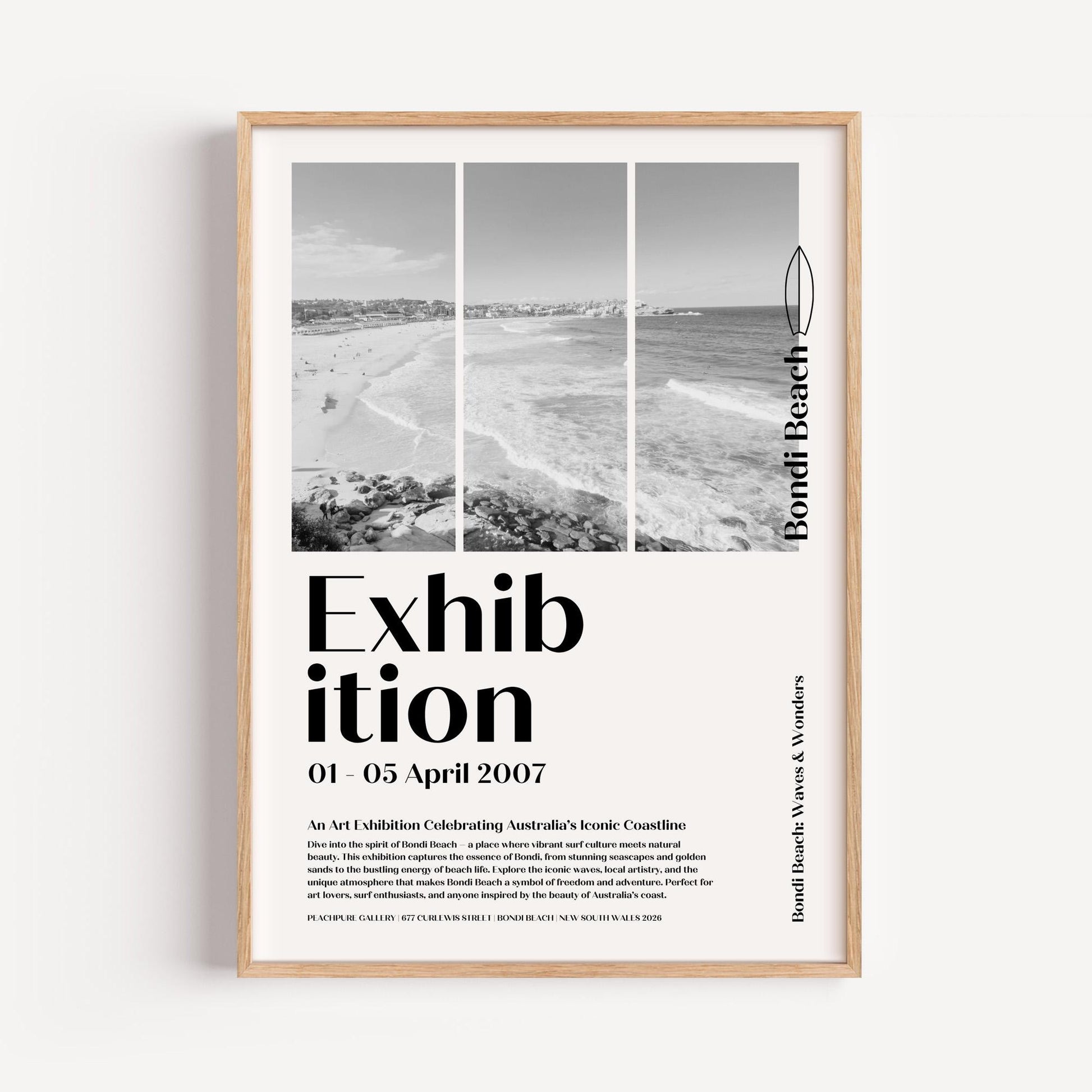 Exhibition Bondi Beach Poster