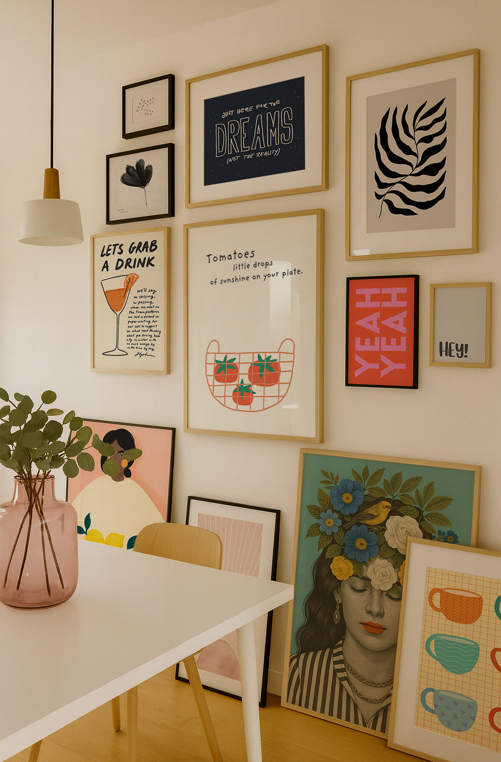 Tomaten Poster – Retro Food Print für die Küche