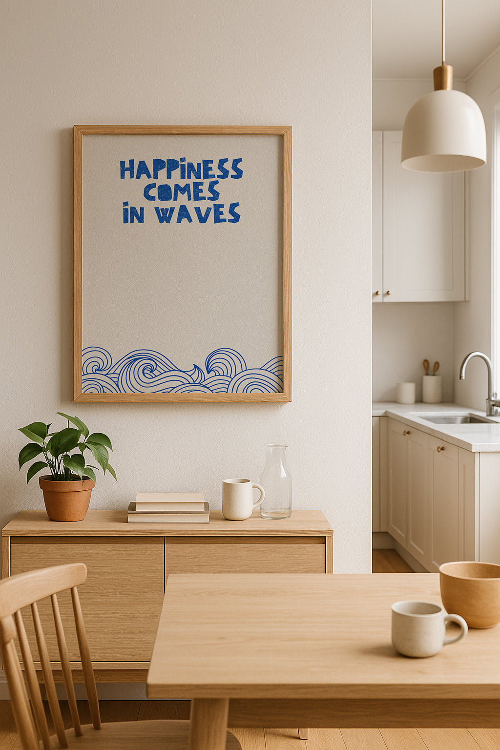 Happy Waves Poster
