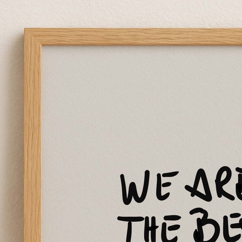Fuck the Rest Poster | personalierbar, Moderner Kunstdruck, Handschrift Bild, Paint Brush Wall Art, Retro Vintage Poster