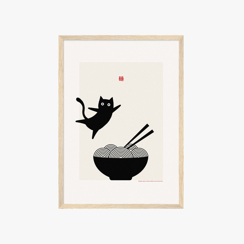 NOODLE CAT POSTER I