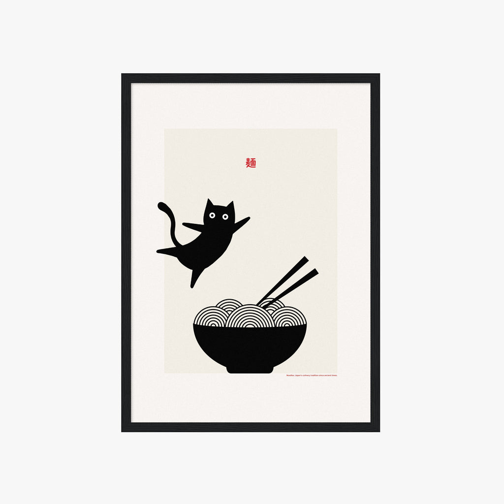 NOODLE CAT POSTER I