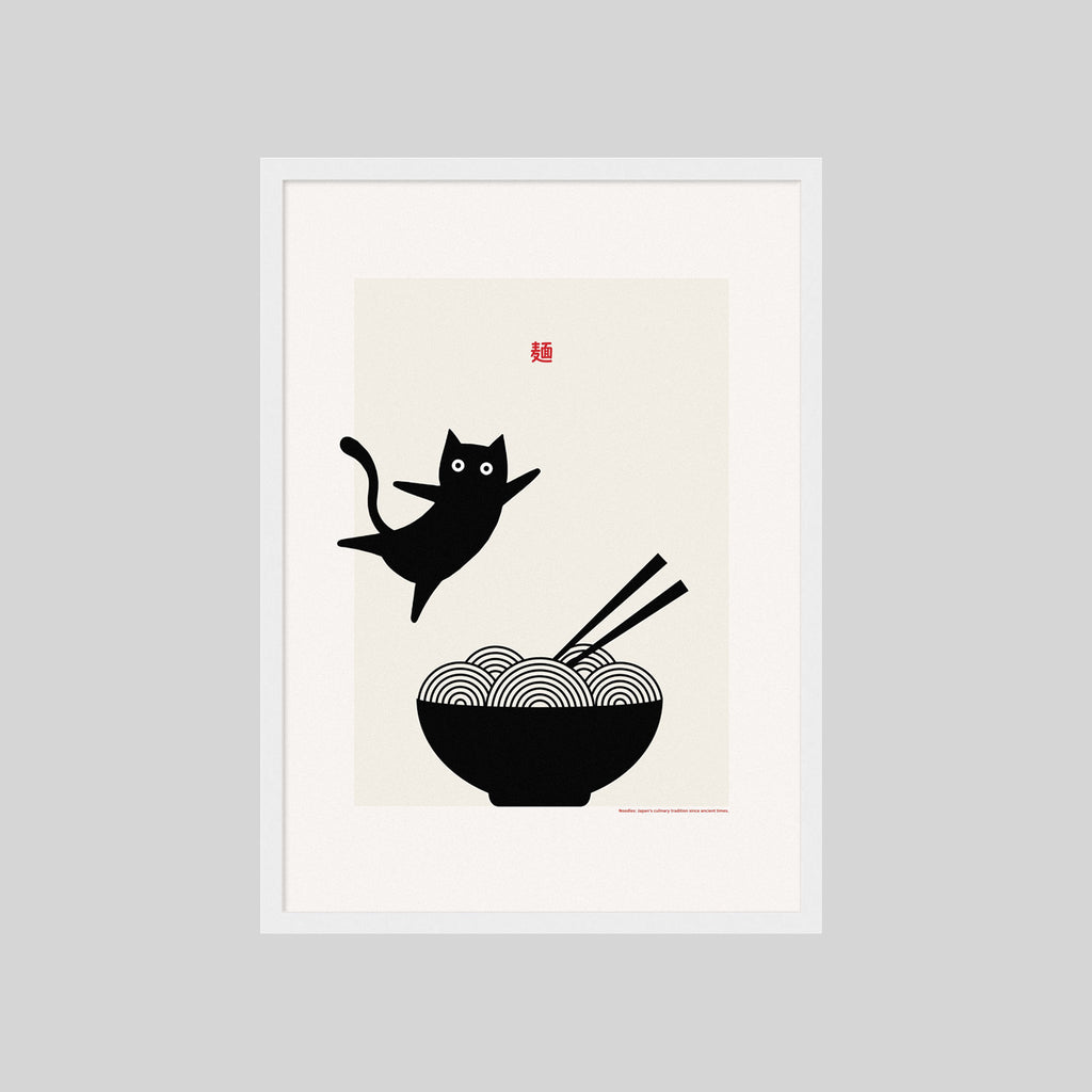 NOODLE CAT POSTER I