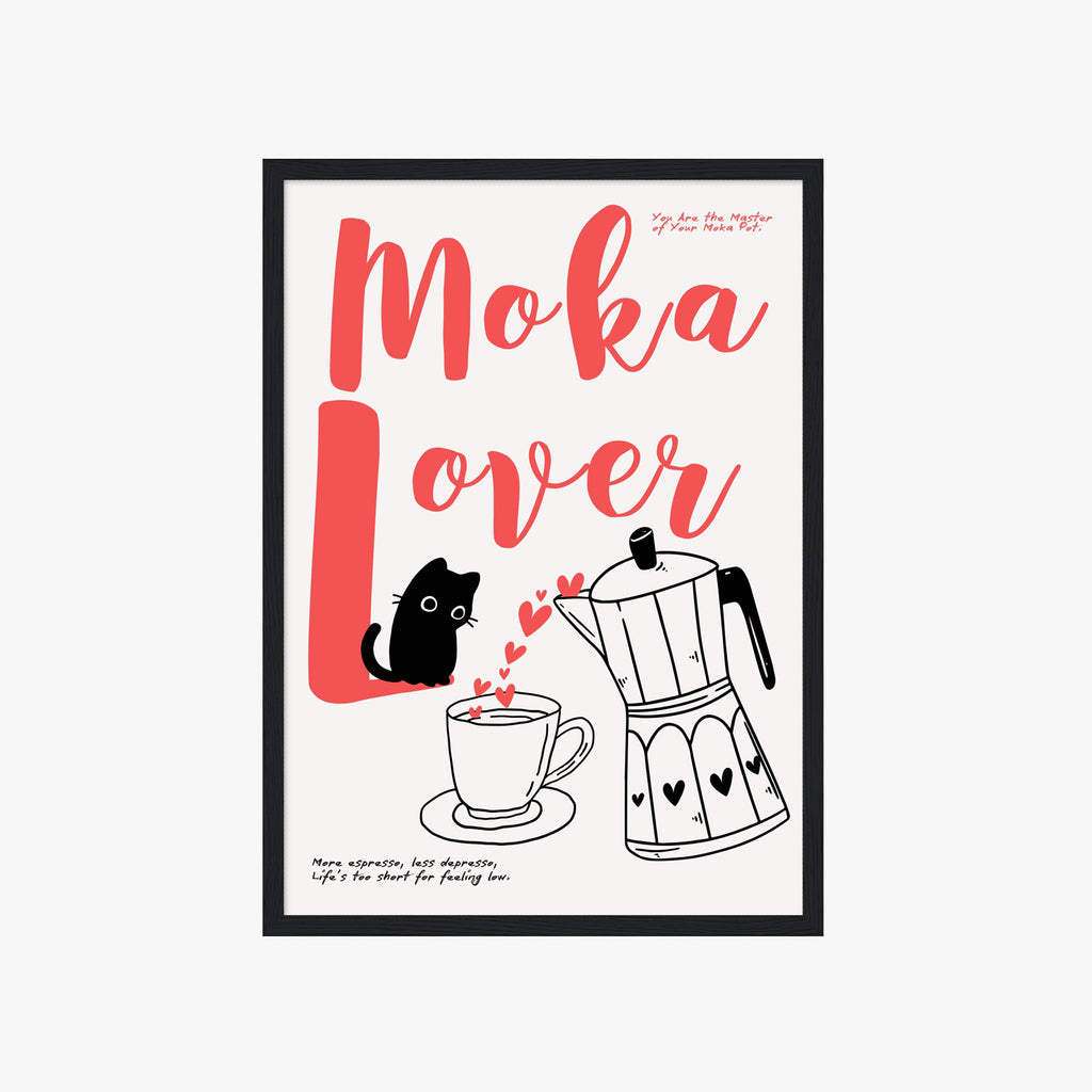 MOKA CAT LOVER POSTER