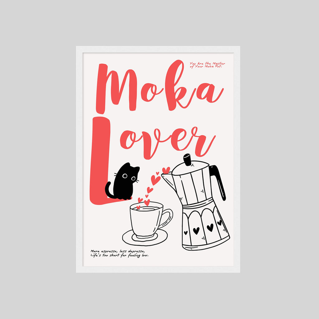 MOKA CAT LOVER POSTER