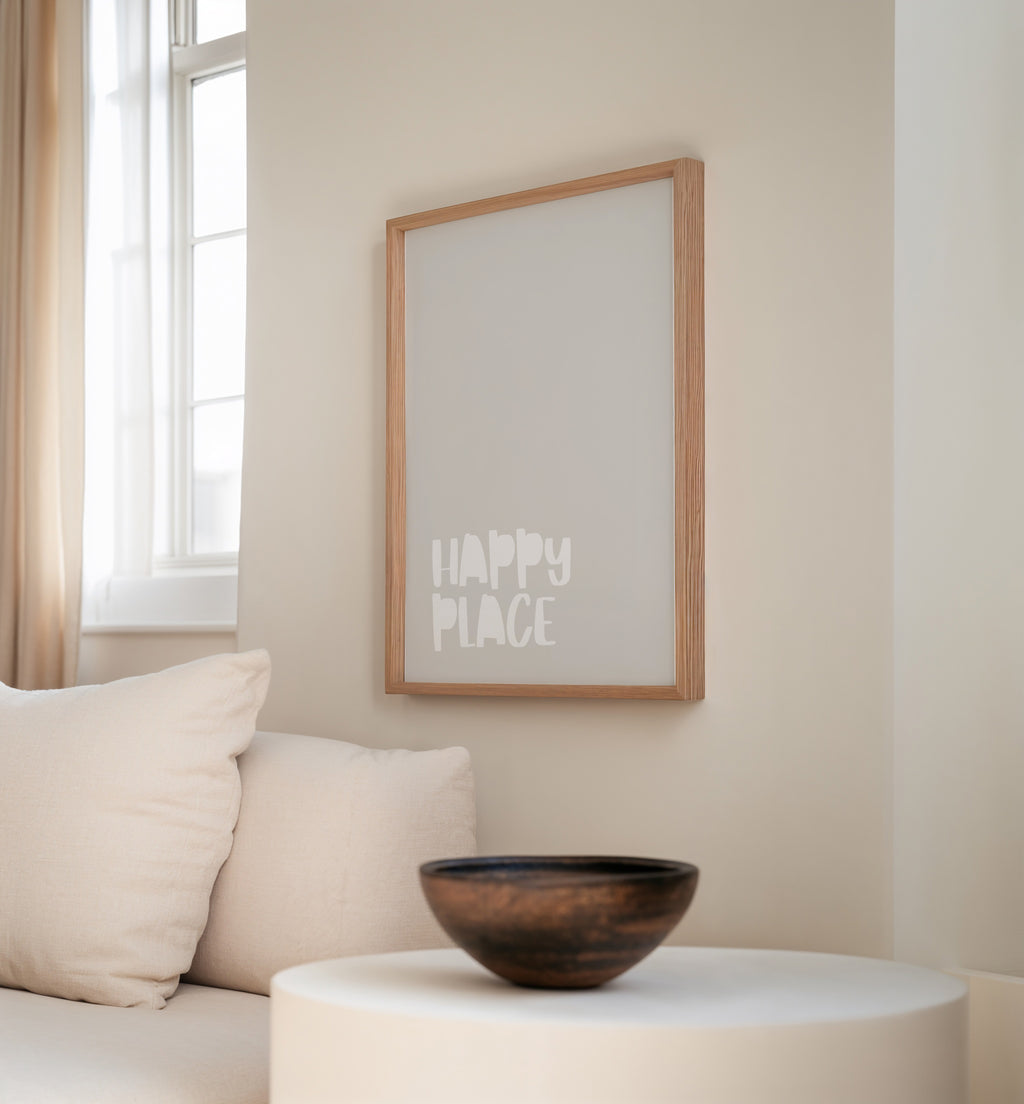 happy place poster minimalistische typografie wandbild
happy place typography poster minimal wall art
minimalist happy place quote poster scandi design
aesthetic happy place wall art neutral poster
modern happy place typography print minimal decor