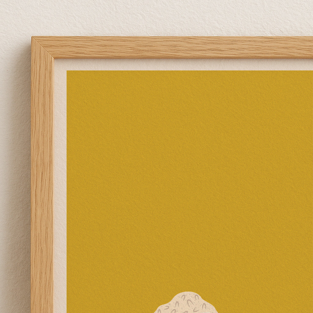 ONIGIRI Poster | Japanese Wall Art | Japandi Art | Japanese Poster | Food Art | Retro Poster With Grain Finish