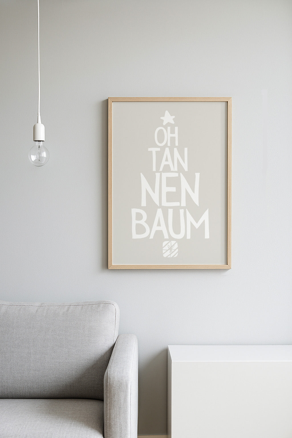 OH TANNENBAUM WEIHNACHTSPOSTER