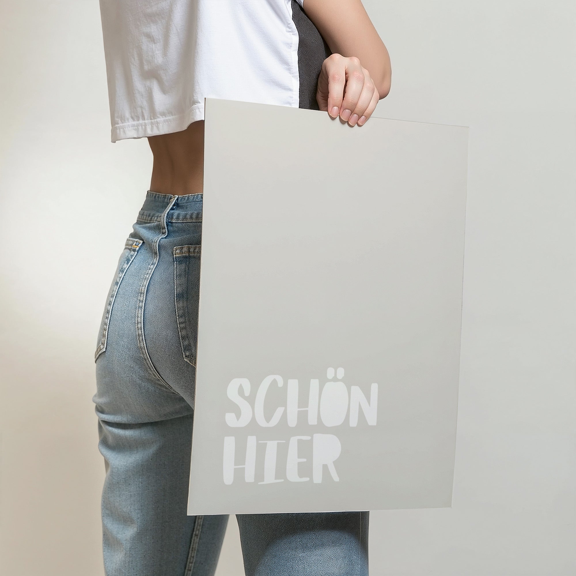 SCHÖN HIER POSTER