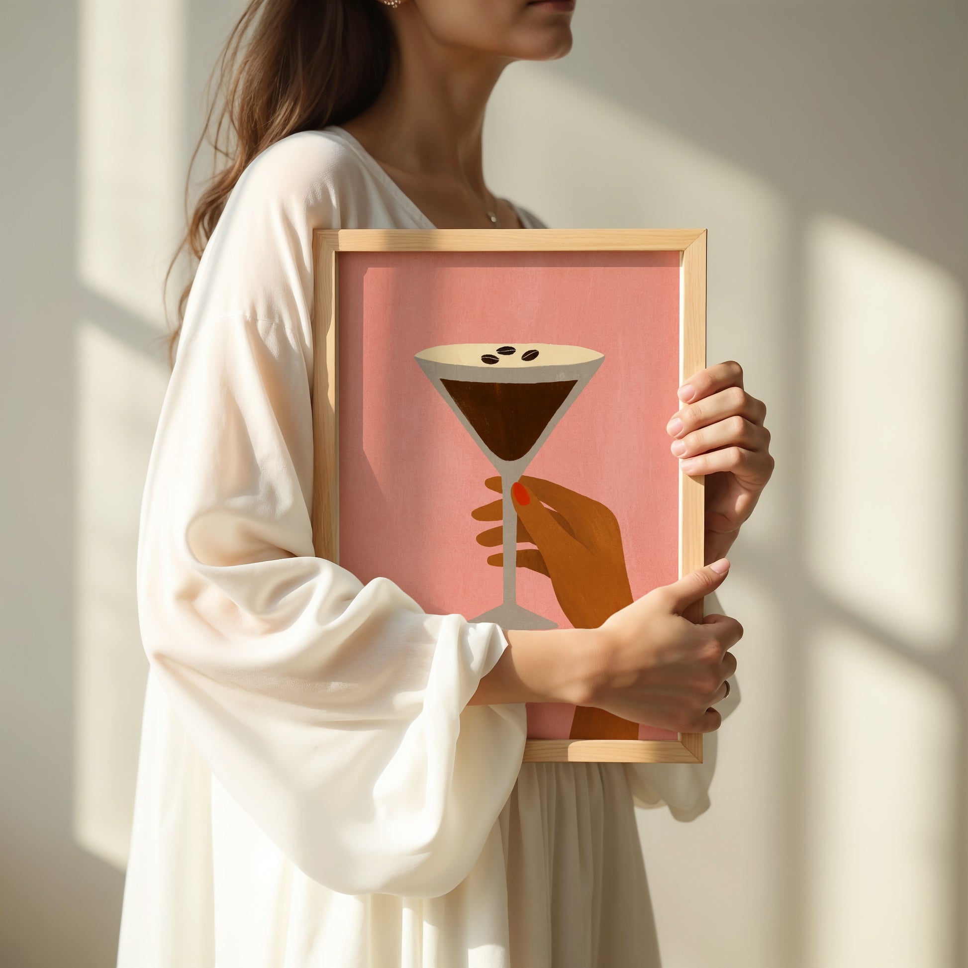 Espresso Martini Poster – Retro Wandbild & Moderne Kunst für Küche, Wohnzimmer & Büro
