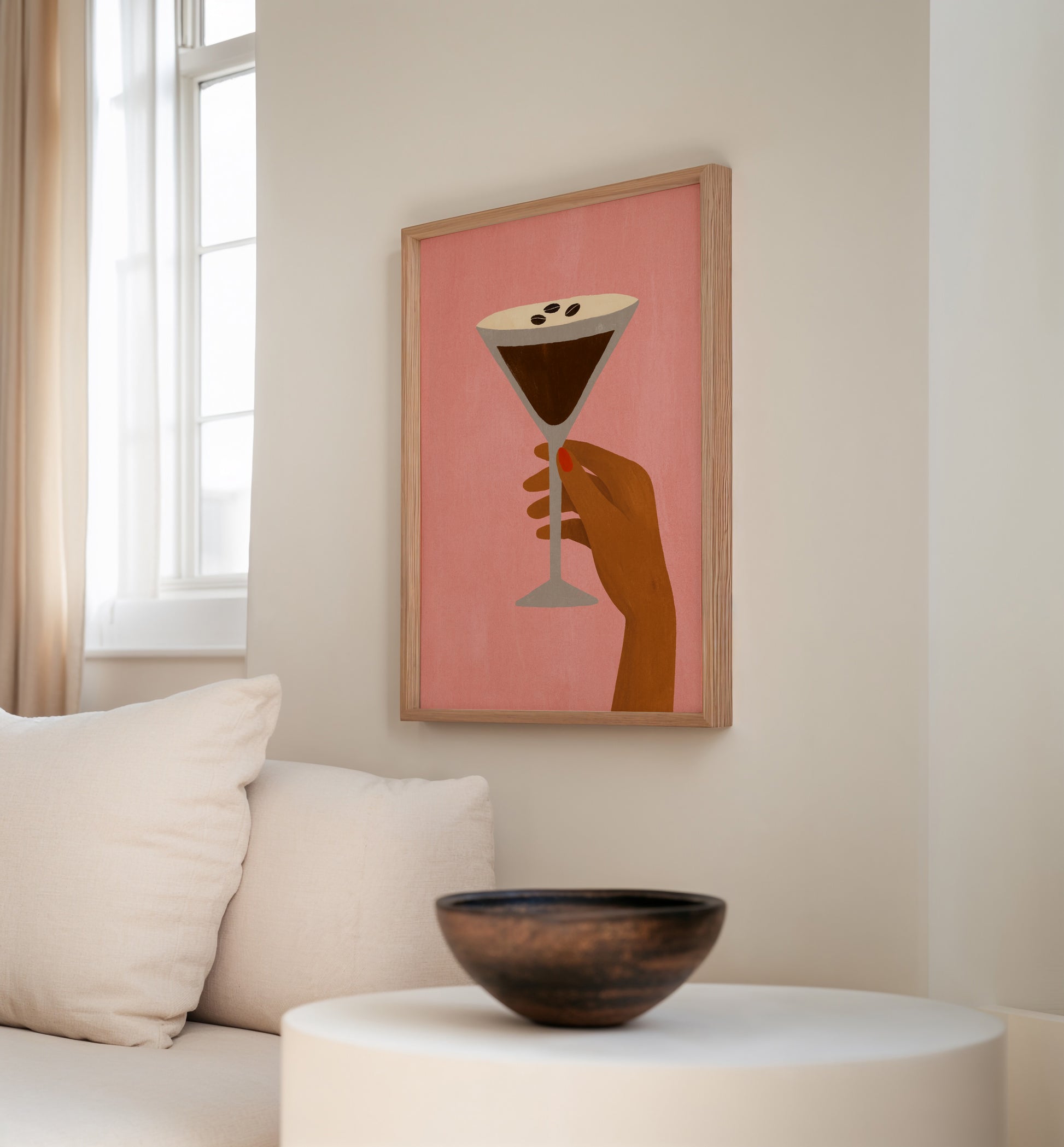 Espresso Martini Poster – Retro Wandbild & Moderne Kunst für Küche, Wohnzimmer & Büro