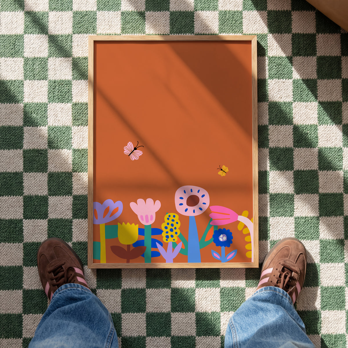HAPPY FLOWERS POSTER
