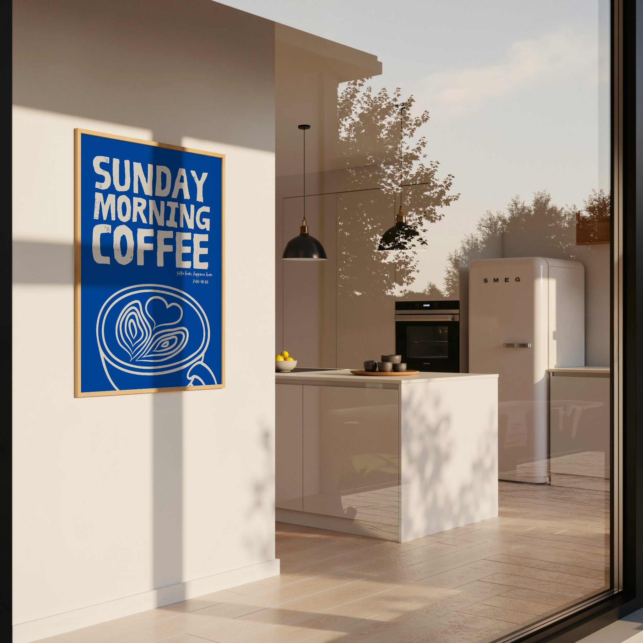 SUNDAY MORNING COFFEE POSTER