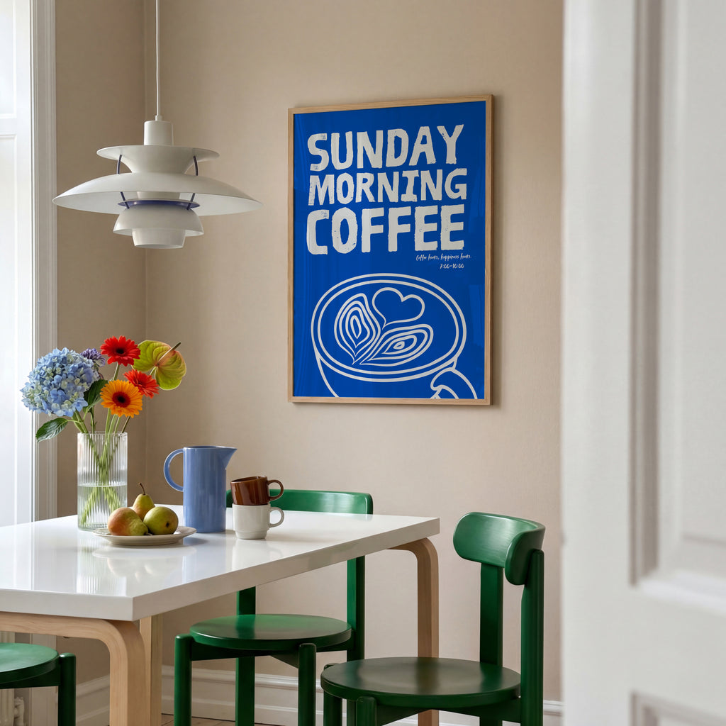 SUNDAY MORNING COFFEE POSTER