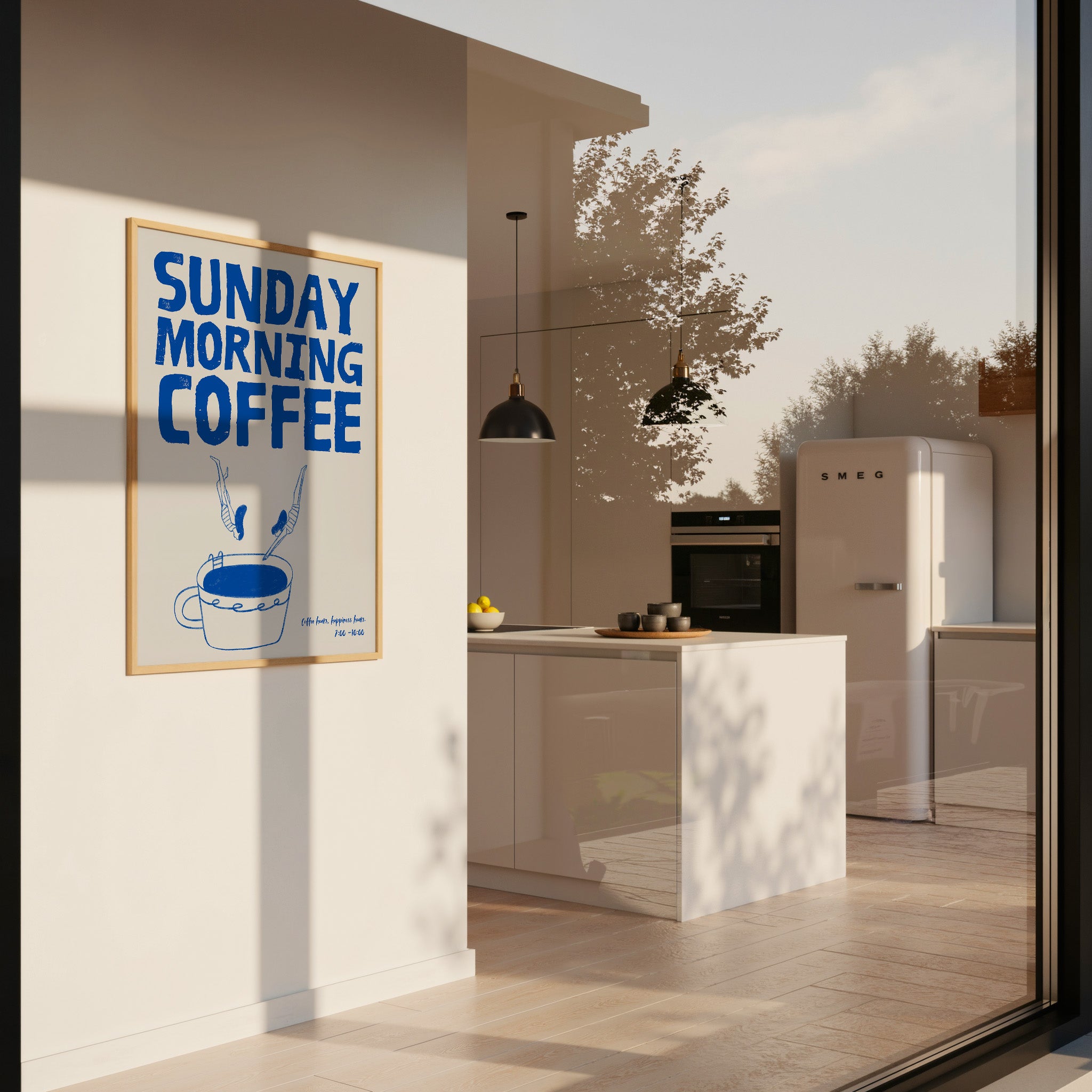 SUNDAY MORNING COFFEE POSTER