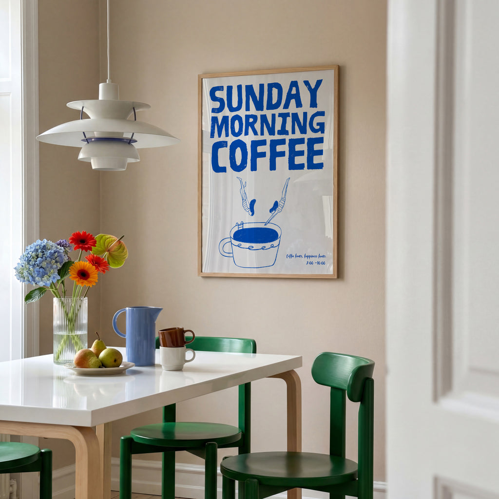 SUNDAY MORNING COFFEE POSTER