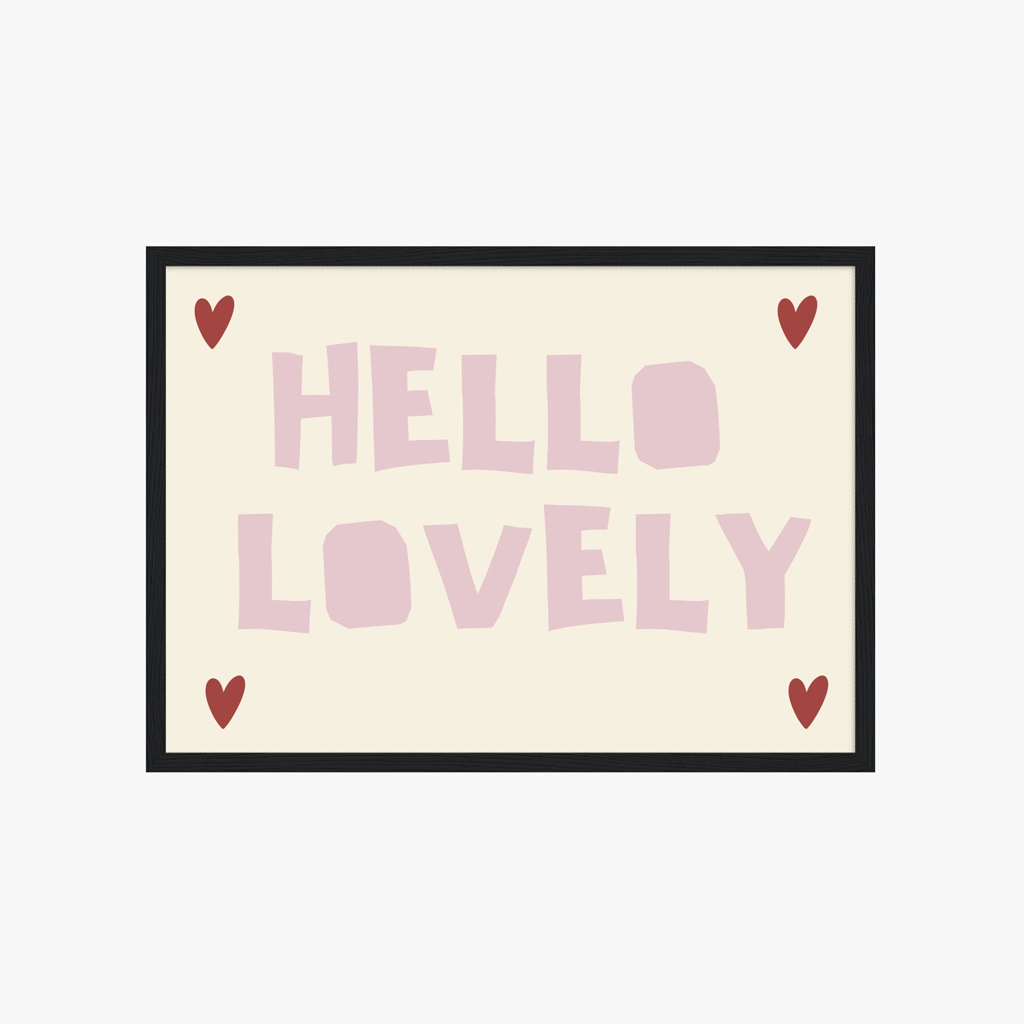 Minimalistisches Hello Lovely Poster mit rosa Typografie und Herzdetails im Scandi Stil
Modernes Typography Poster in soften Rosatönen für Schlafzimmer oder Wohnzimmer
Ästhetisches Hello Lovely Wandbild mit handgezeichneter Schrift und minimalistischer Optik
Skandinavisches Quote Poster mit romantischem Design und warmen neutralen Farben
Rosa Typography Wanddeko mit Herzen für moderne und gemütliche Wohnräume

Dateiname Bild