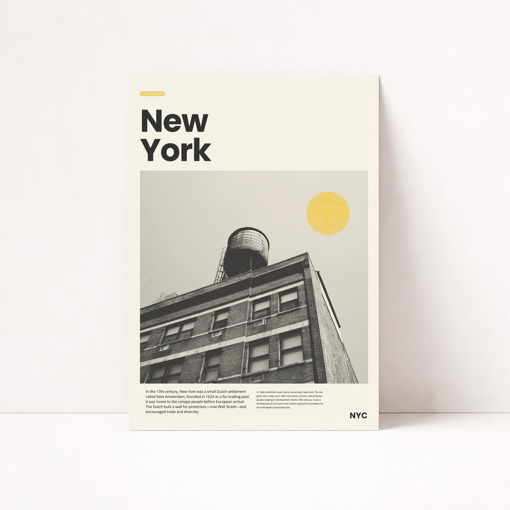 NEW YORK TOWNHOUSE POSTER