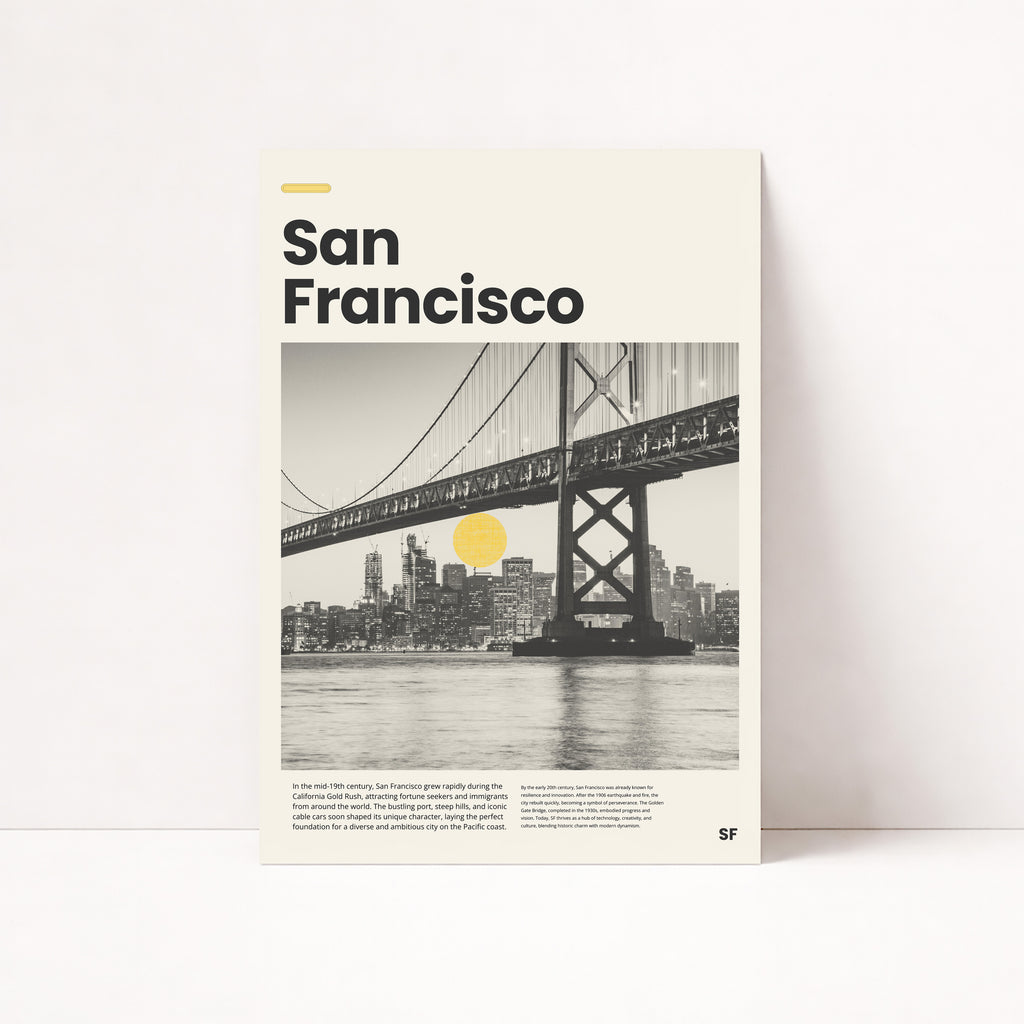 SAN FRANCISCO BAY BRIDGE POSTER