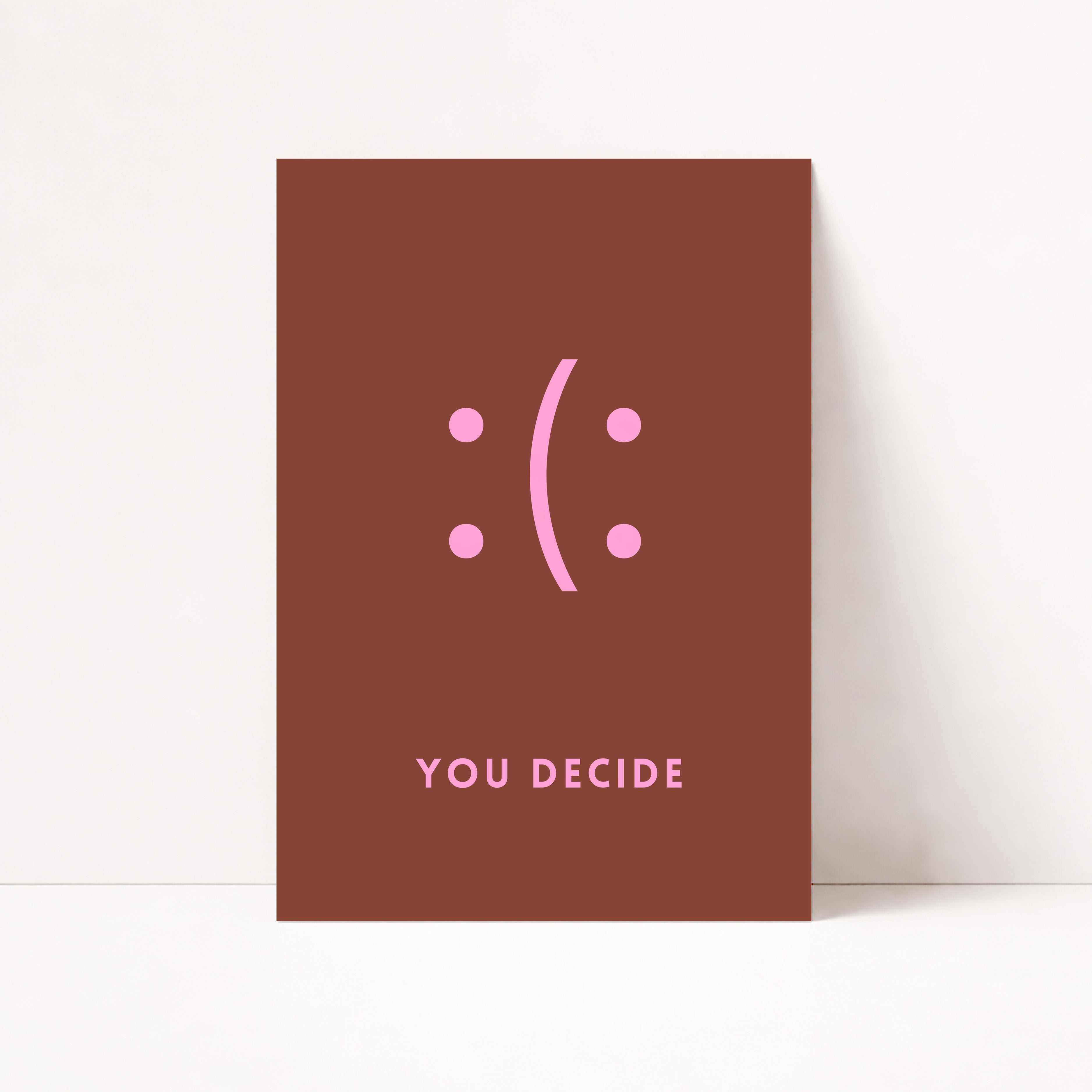 YOU DECIDE POSTER