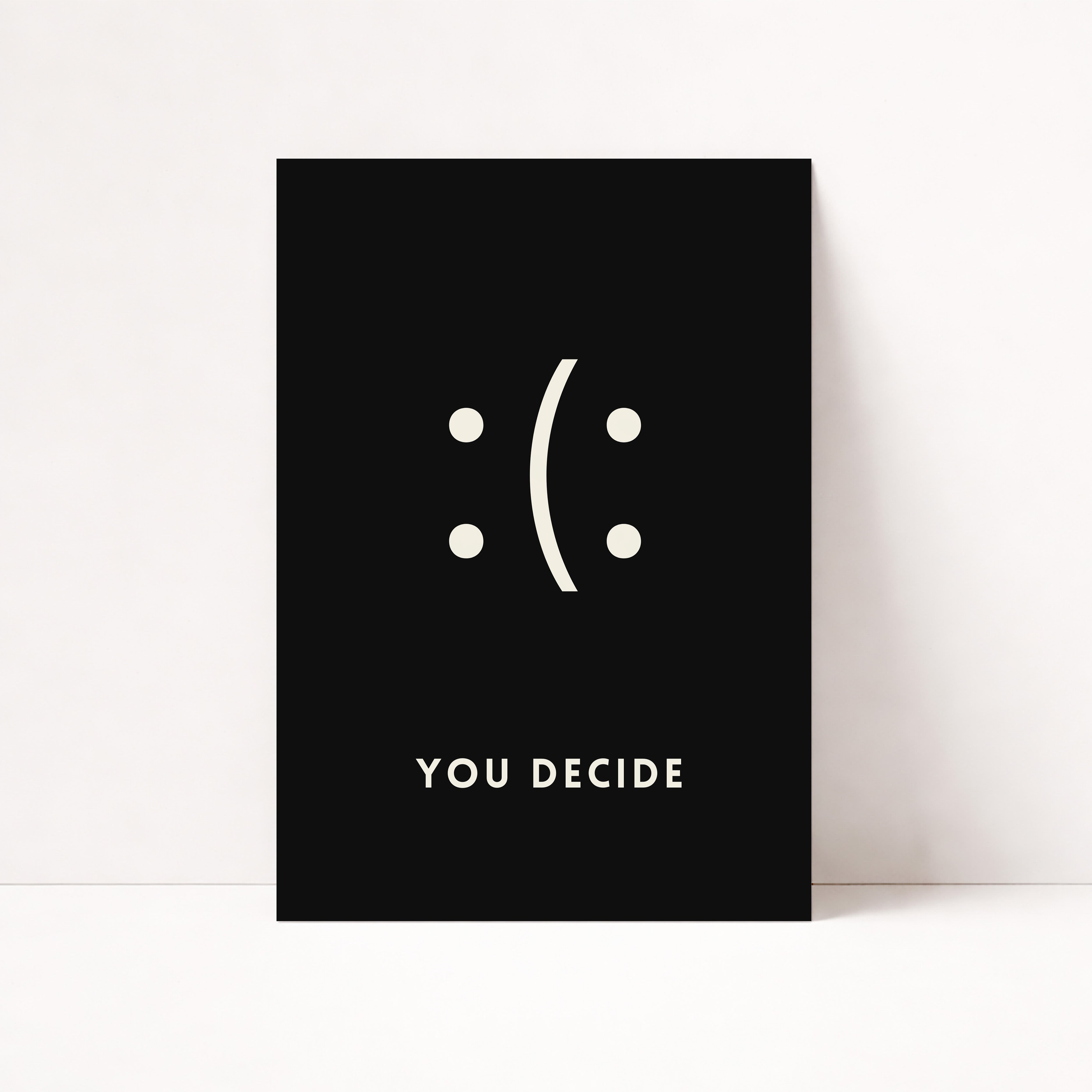 YOU DECIDE POSTER