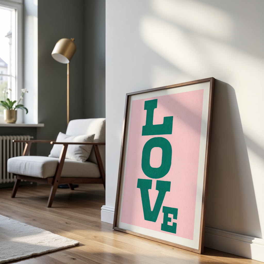 LOVE TYPOGRAFIE POSTER