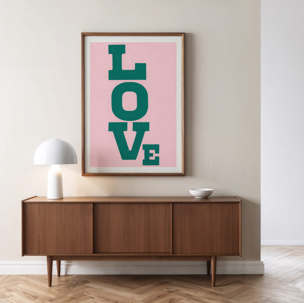 LOVE TYPOGRAFIE POSTER