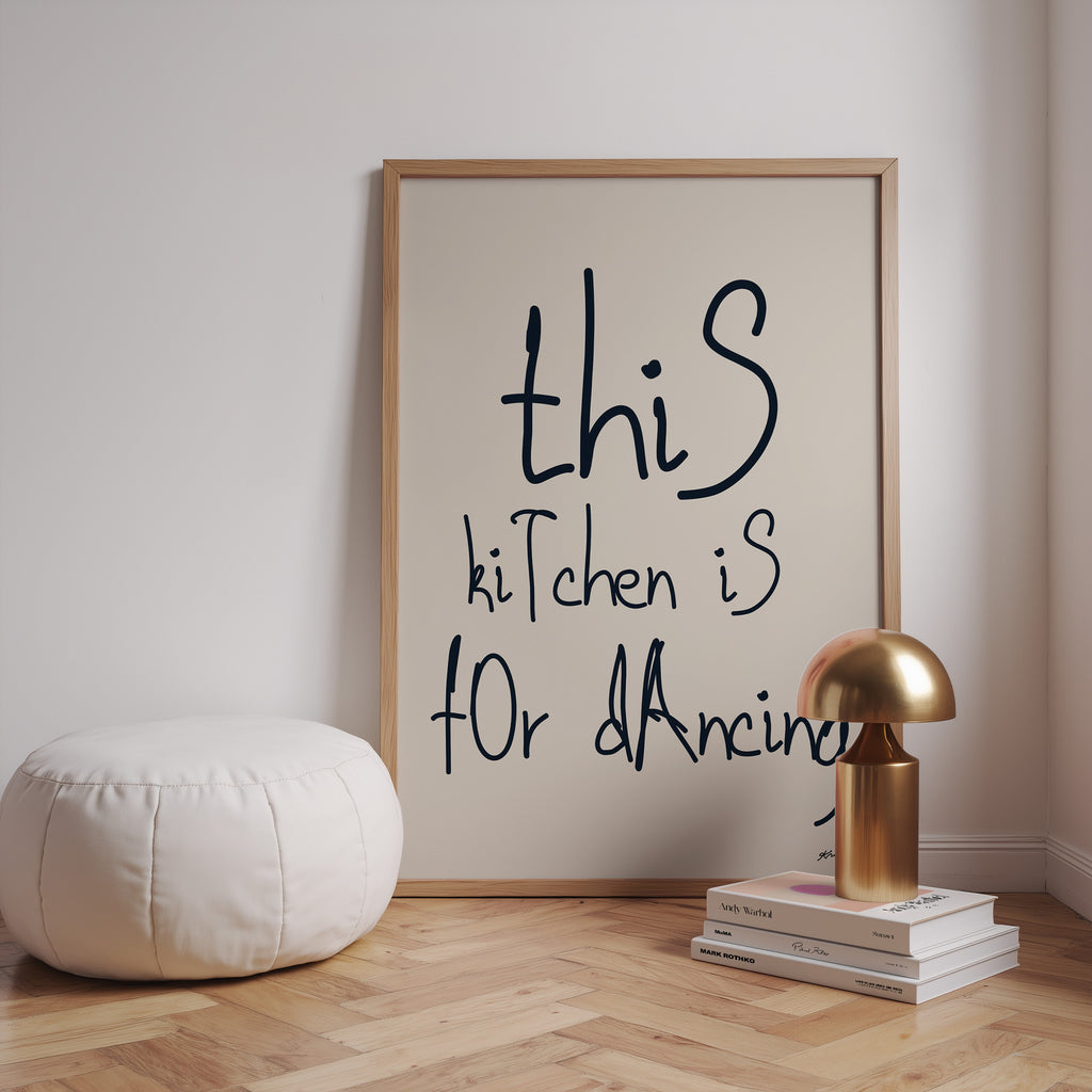 THIS KITCHEN IS FOR DANCING POSTER