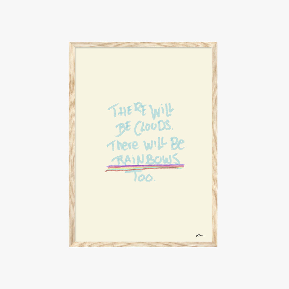 THERE WILL BE CLOUDS POSTER