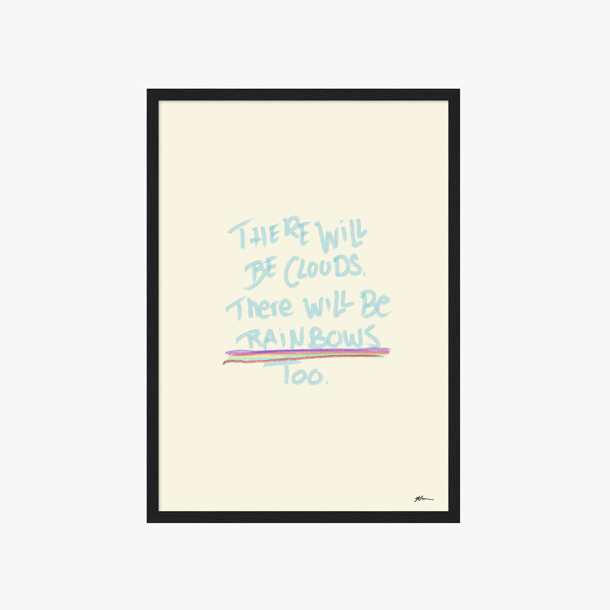 THERE WILL BE CLOUDS POSTER