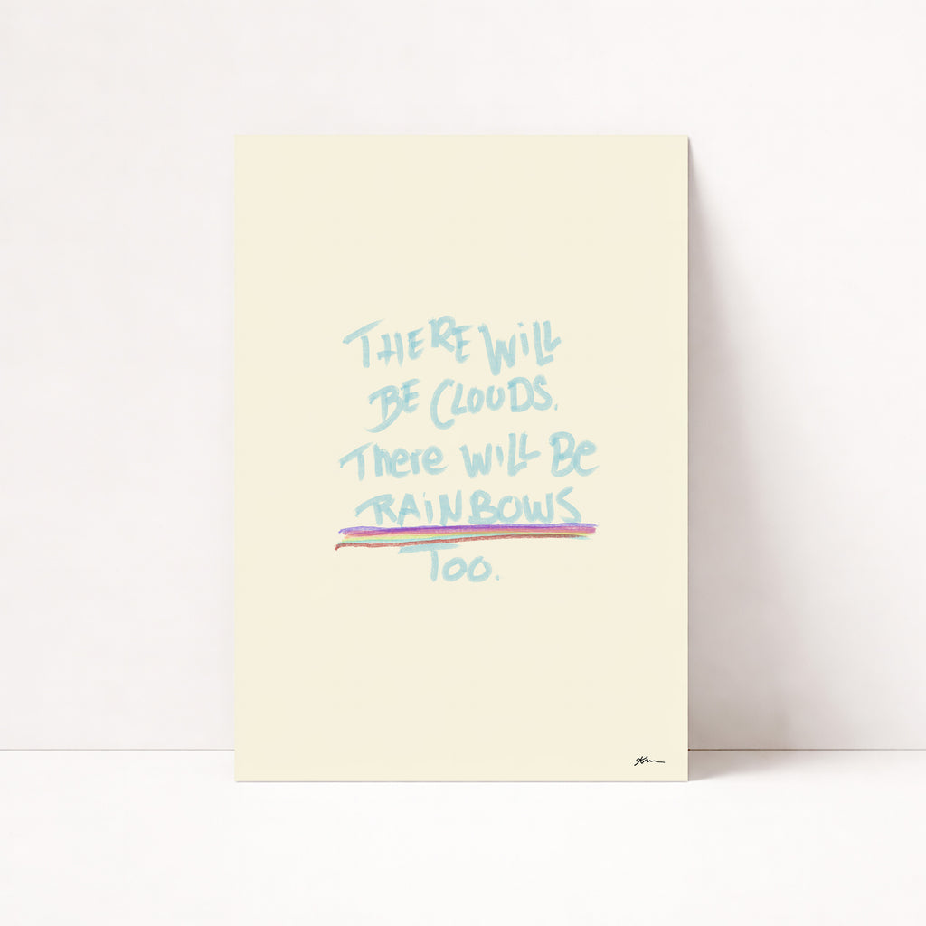 THERE WILL BE CLOUDS POSTER