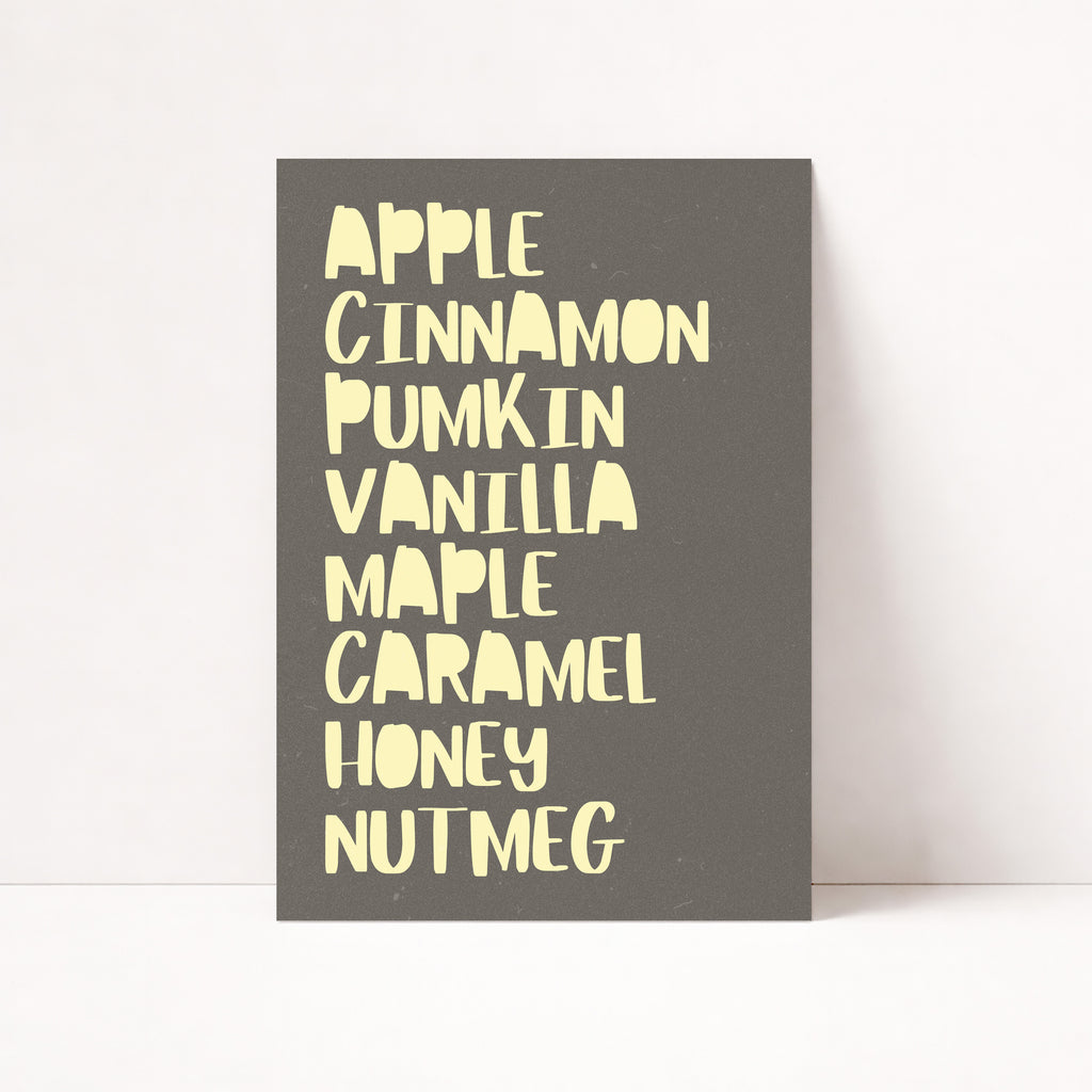 TASTE OF AUTUMN POSTER