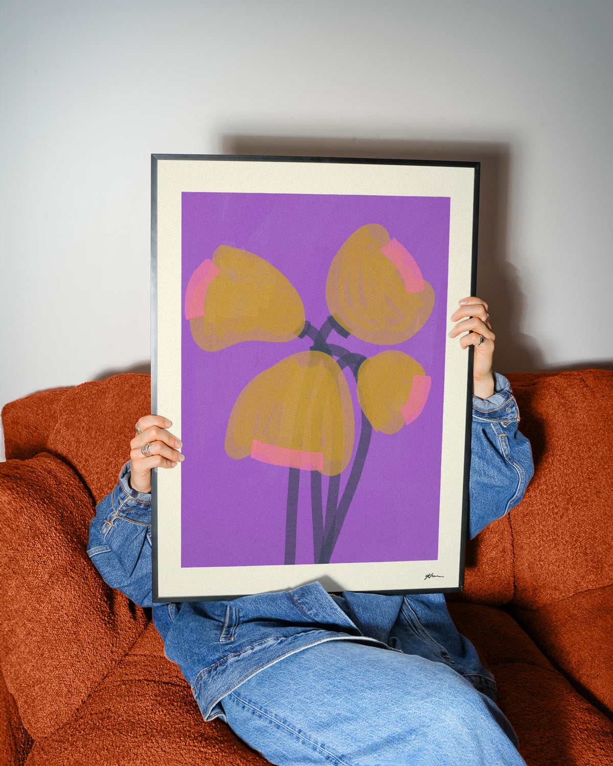 PURPLE BLOOM POSTER