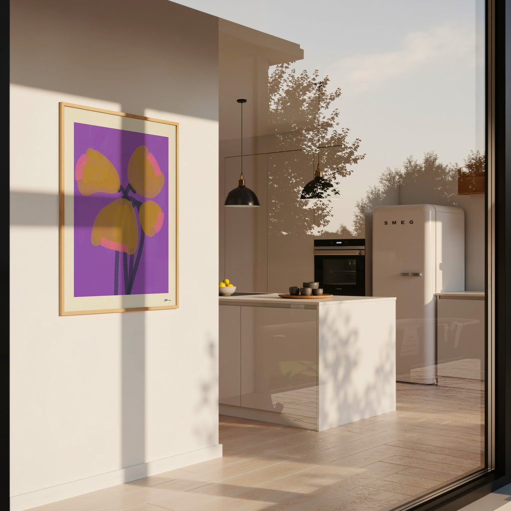 PURPLE BLOOM POSTER