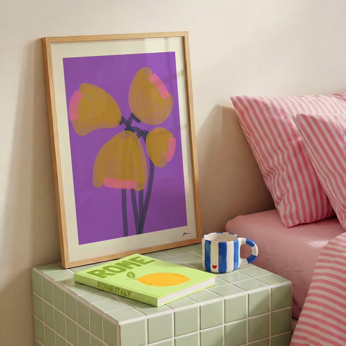PURPLE BLOOM POSTER