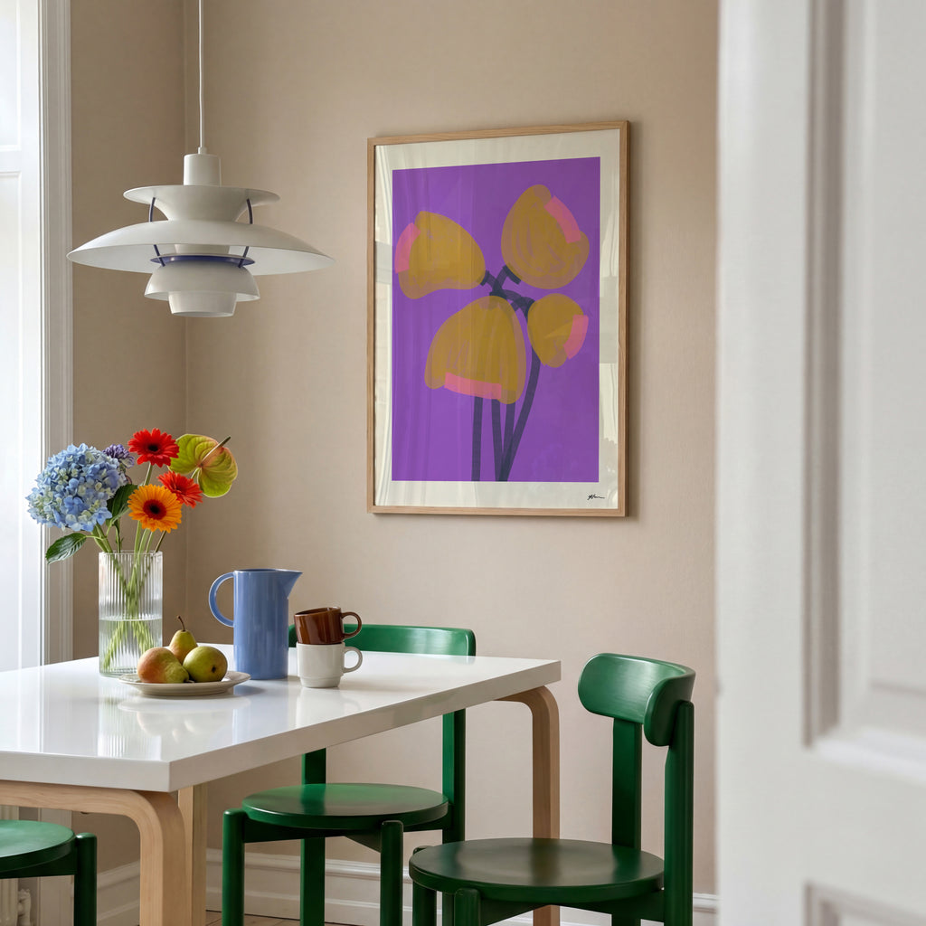 PURPLE BLOOM POSTER