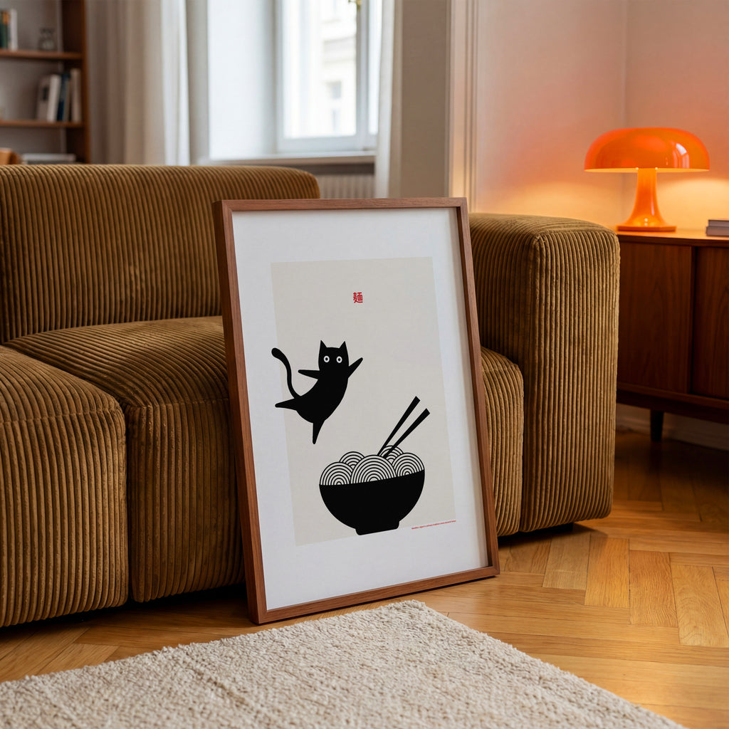 NOODLE CAT POSTER I