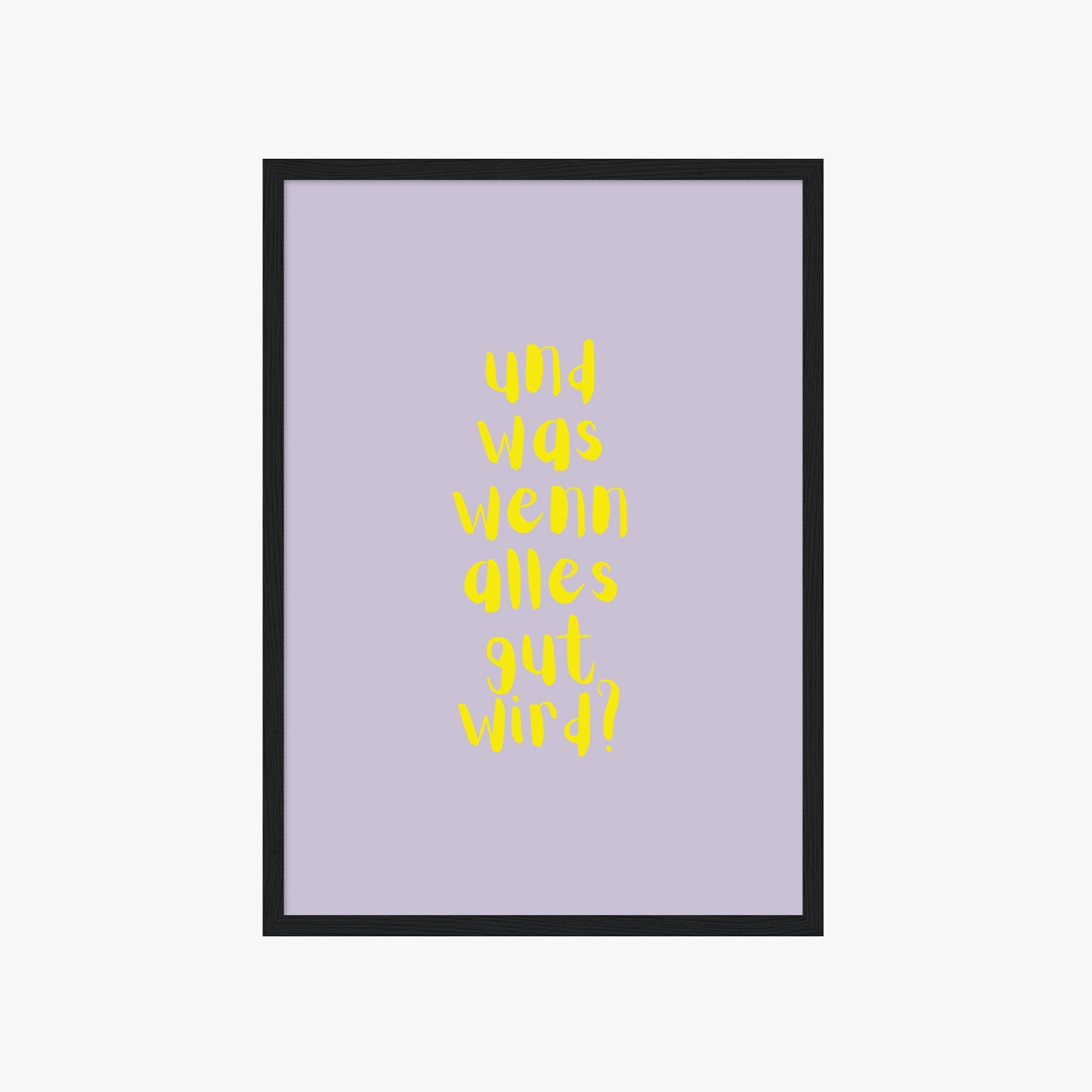 UND WAS WENN ALLES GUT WIRD POSTER