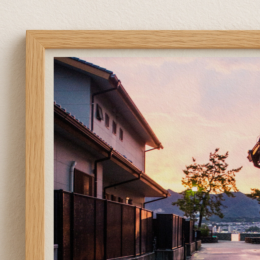 Miyajima Island Sunset Poster | City Streets Vibes – Perfect for Travel Enthusiasts