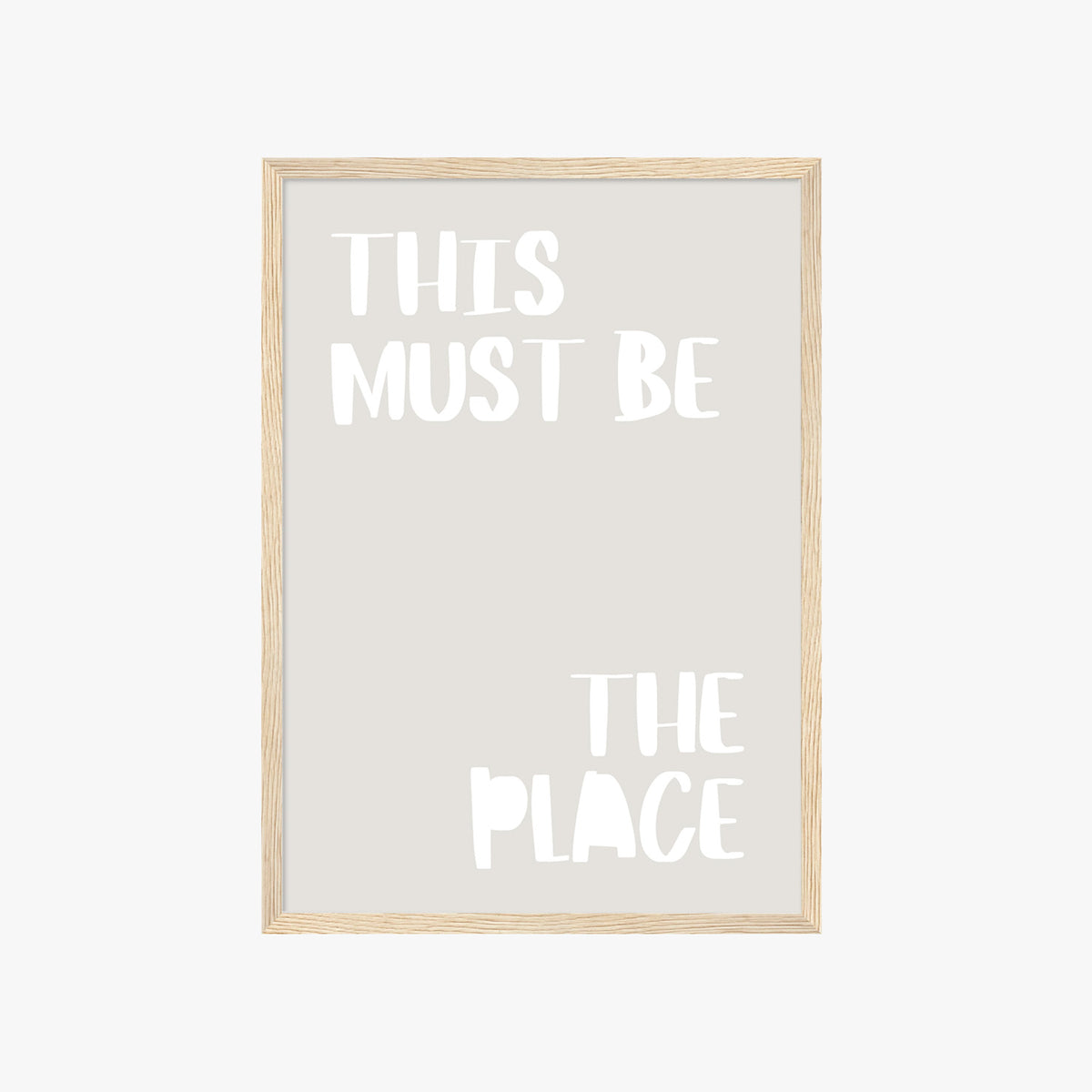 THIS MUST BE THE PLACE POSTER