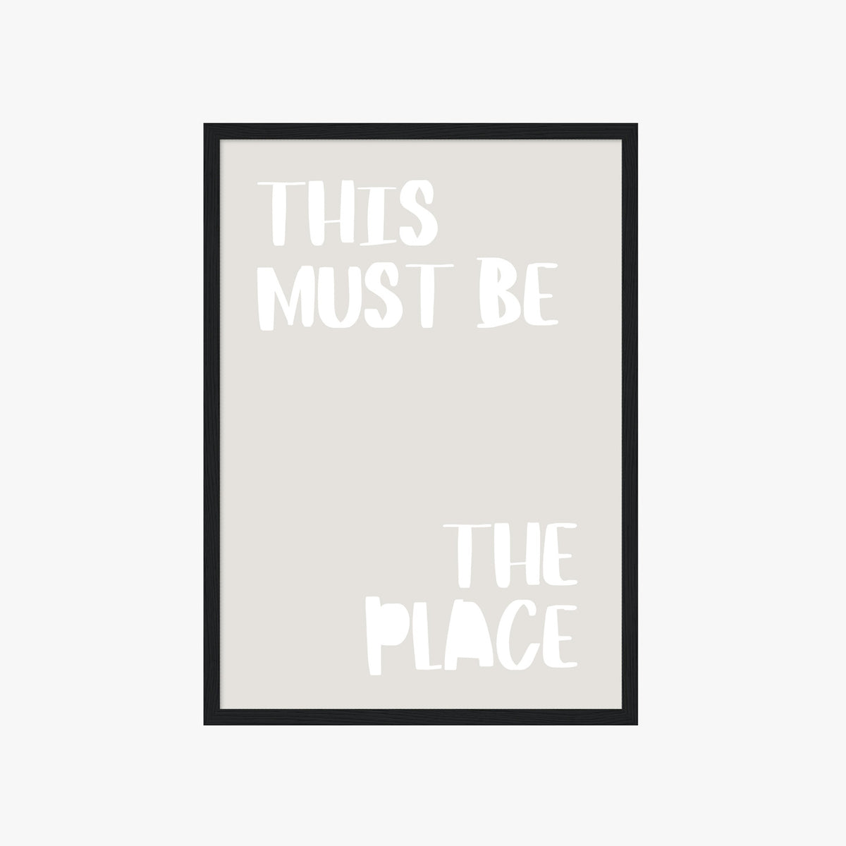 THIS MUST BE THE PLACE POSTER