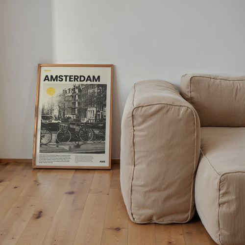 AMSTERDAM CANAL POSTER