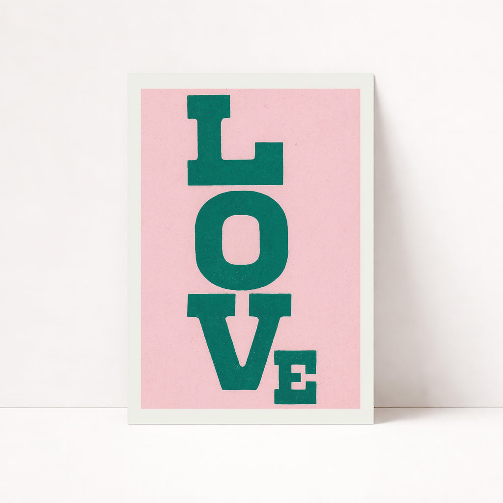 LOVE TYPOGRAFIE POSTER
