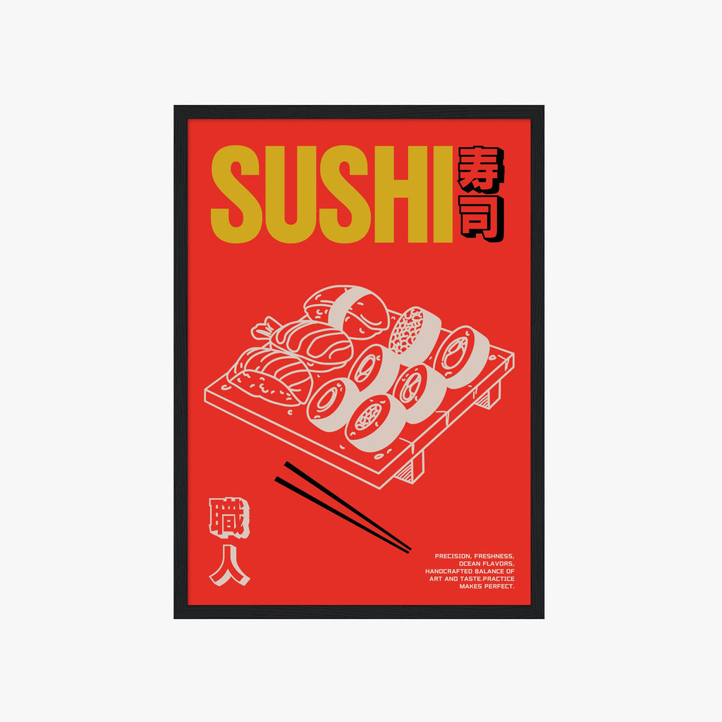 SUSHI 寿司  POSTER