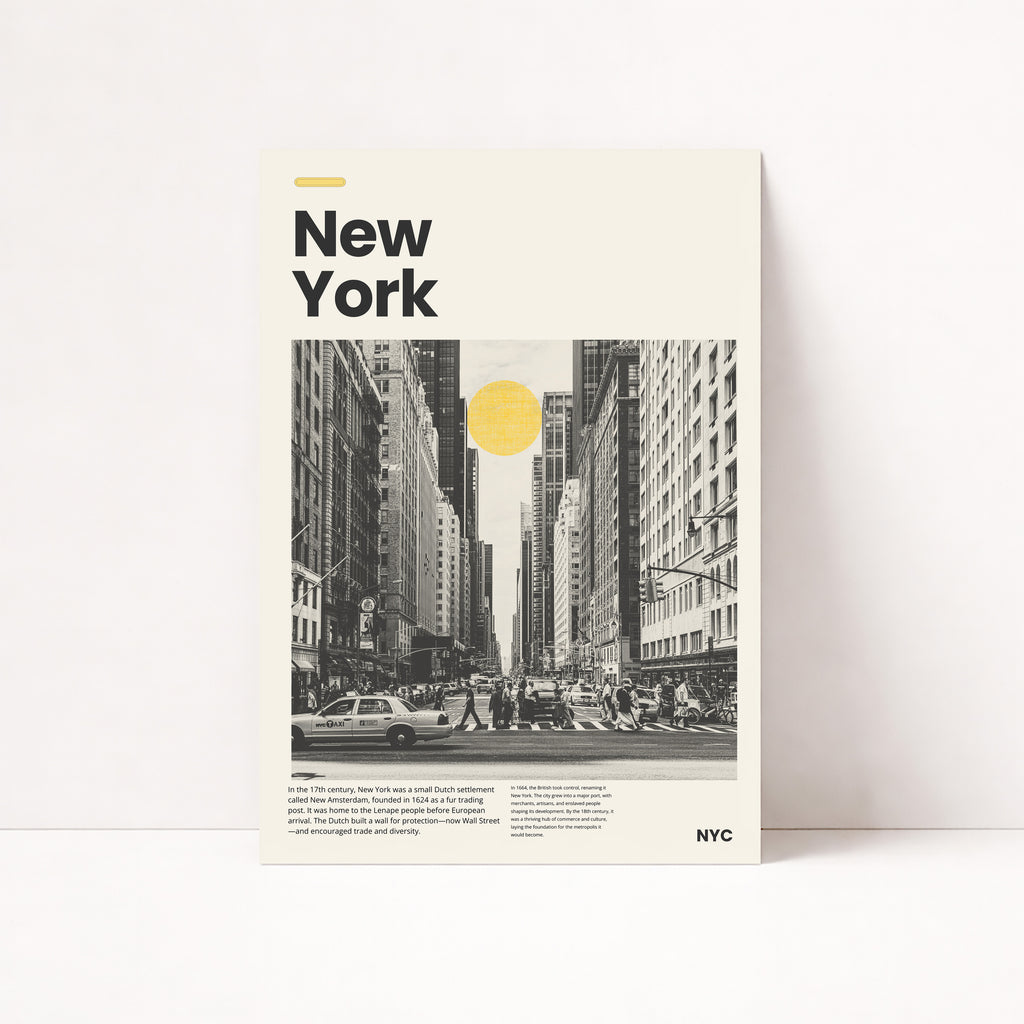 NEW YORK STREET POSTER
