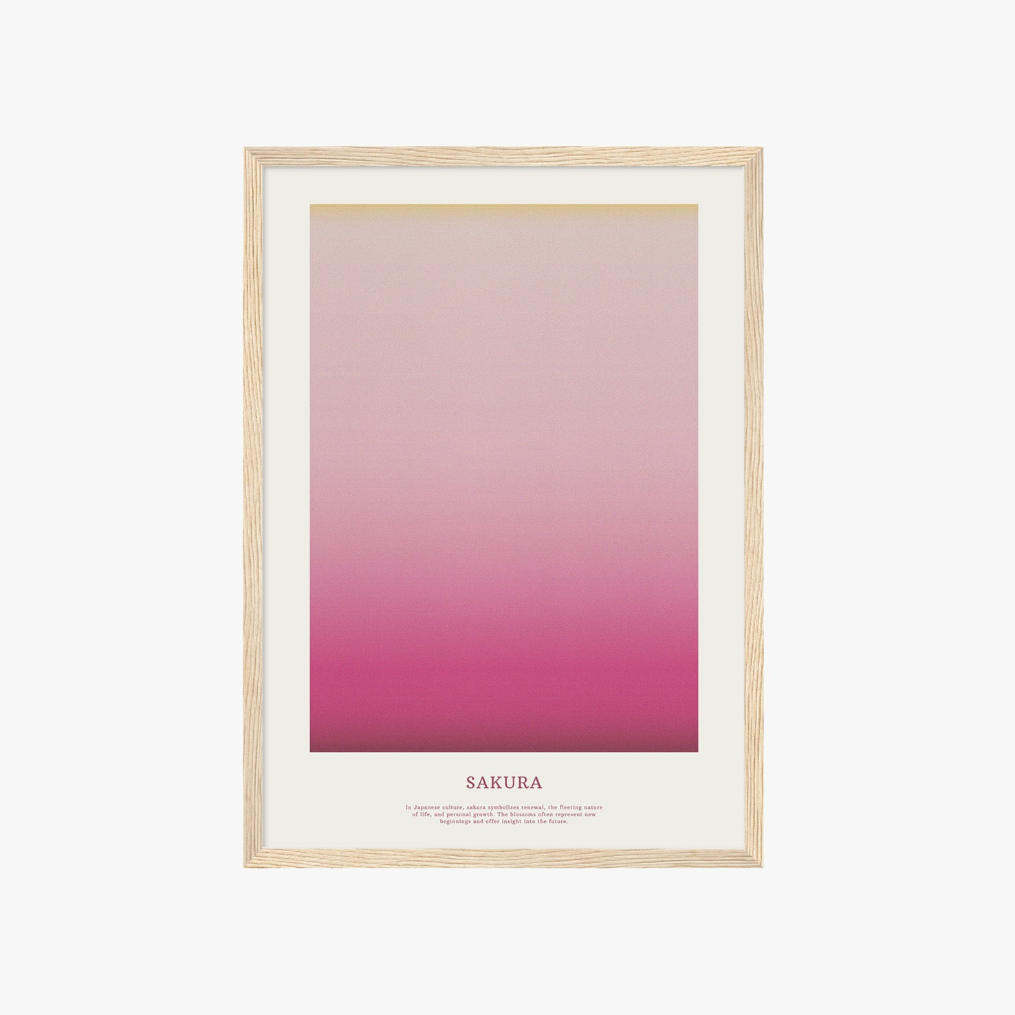 SAKURA GRADIENT POSTER