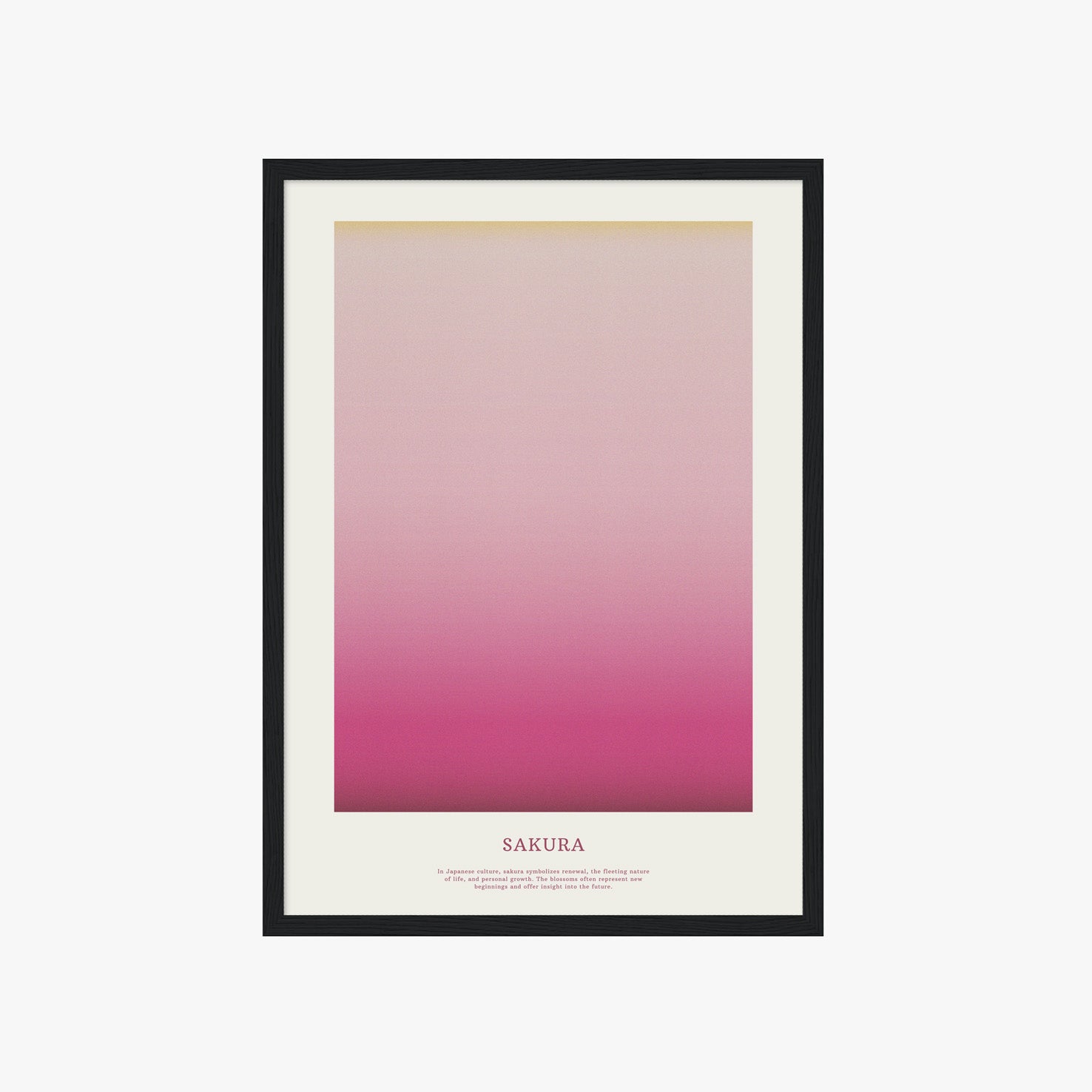 SAKURA GRADIENT POSTER