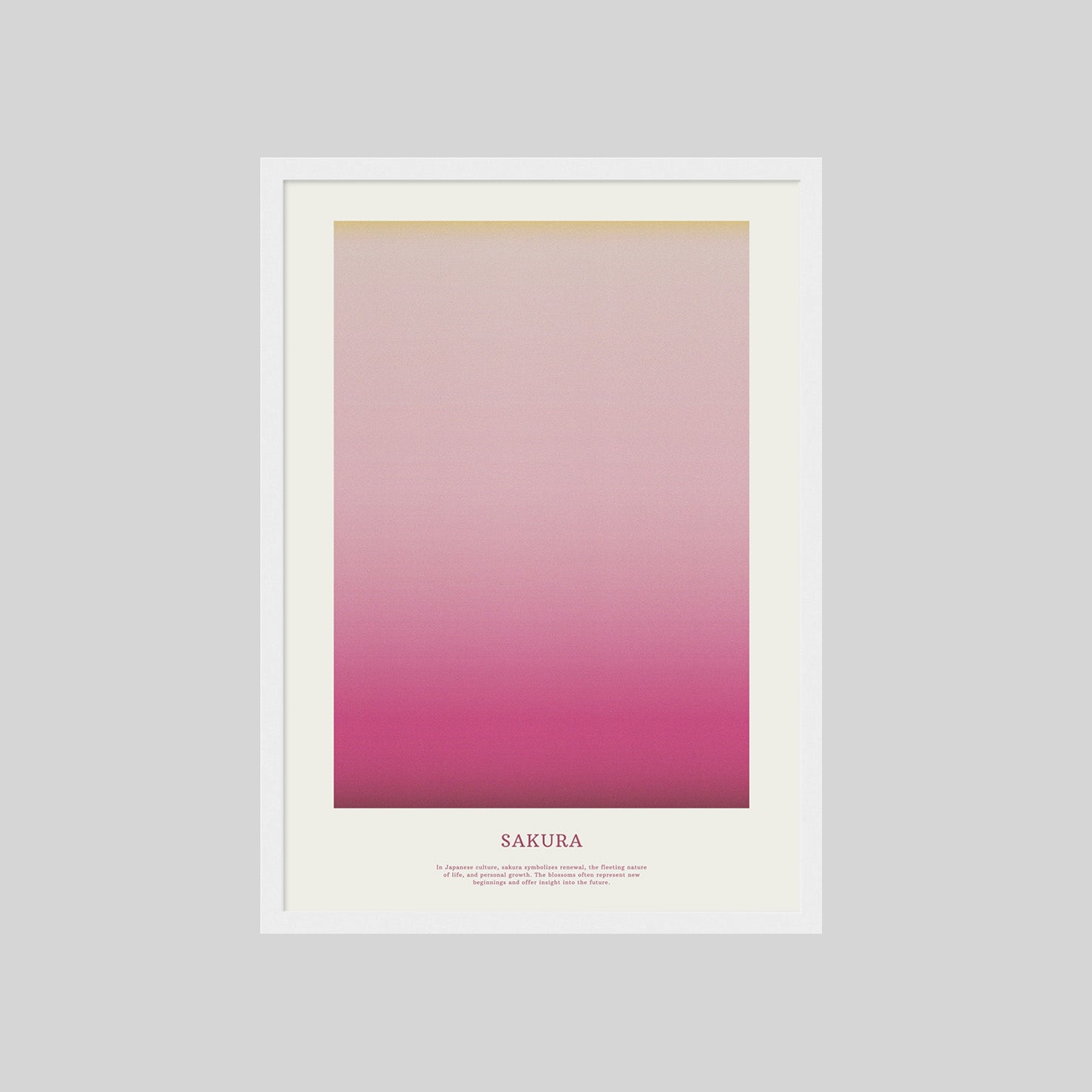 SAKURA GRADIENT POSTER