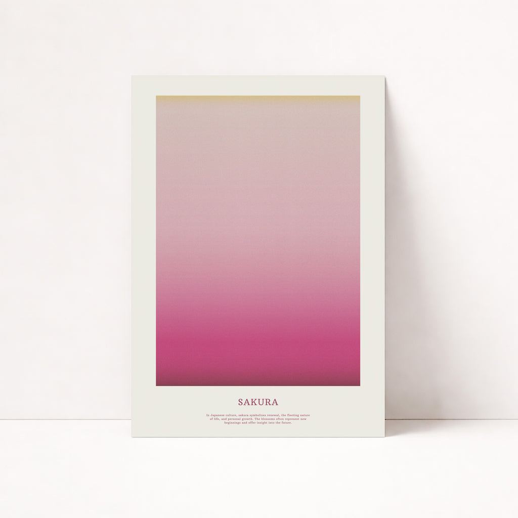 SAKURA GRADIENT POSTER