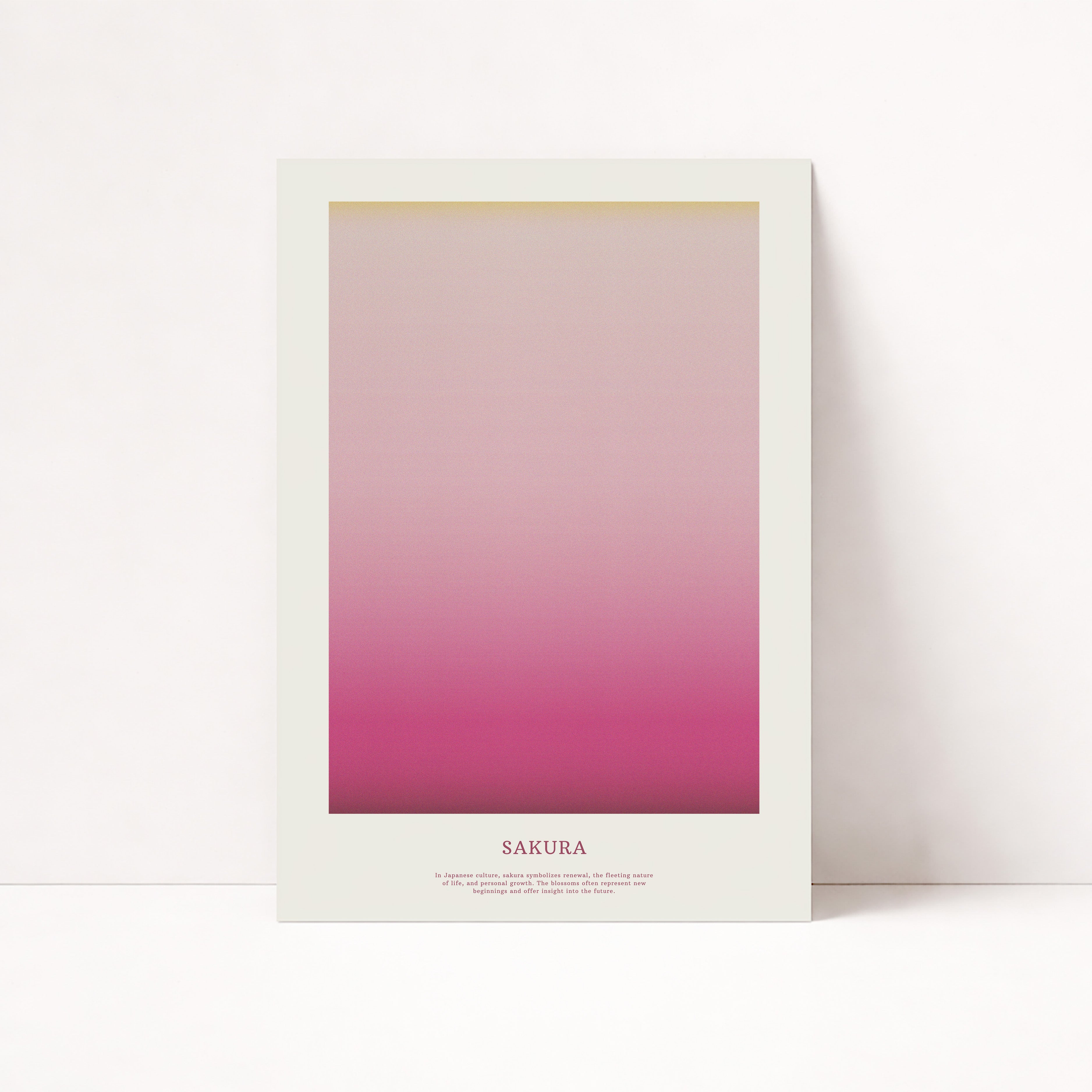SAKURA GRADIENT POSTER